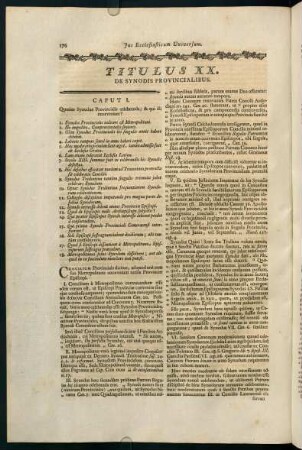 176-186, Titulus XX. De Synodis Provincialibus.