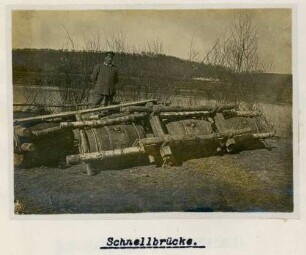 Foto einer Schnellbrücke bei Savigny-sur-Aisne