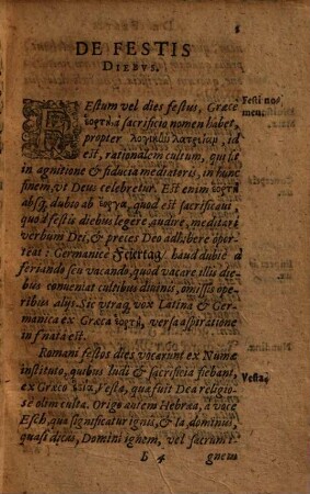 Matthaei Dresseri De Festis Diebvs Christianorvm, Ivdaeorvm, Et Ethnicorum : Liber, Quo origo, caussa, ritus & usus eorum exponitur