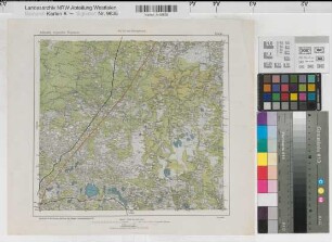 Ljuzyn Fliegerkarte 1917 1 : 200 000 28 x 34 Druck: Kartographische Abteilung der Preußischen Landesaufnahme Benkhausen