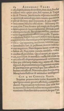 Cap. 4. De Cantico Vocis.