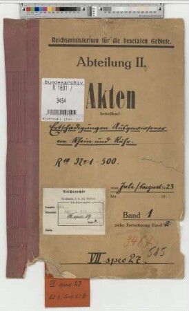 Entschädigungen Ausgewiesener von Rhein und Ruhr