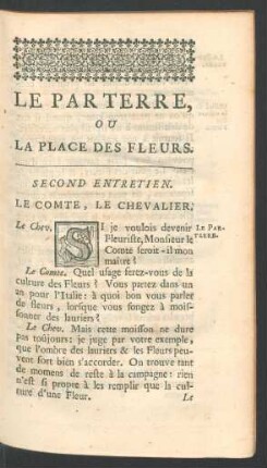 Second entretien.