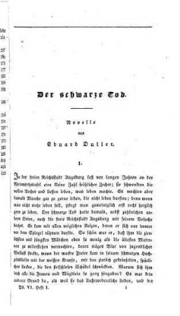 Zeitspiegel : wöchentliche Lieferungen aus dem Gebiete der Romantik, der Kunst, der Geschichte und des Lebens, 1831,6