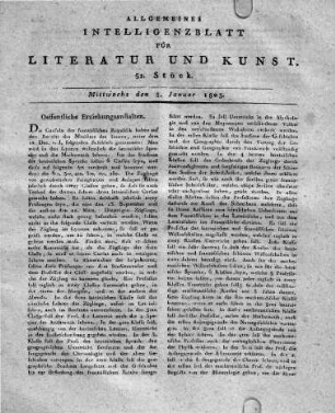 1803-01-05 : 52. Stück
