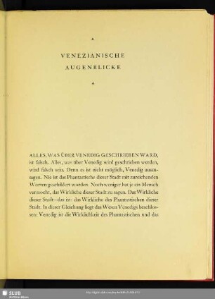 Venezianische Augenblicke
