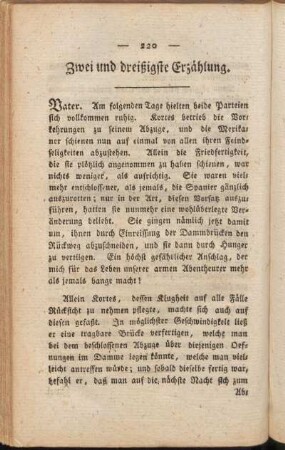 Zwei und dreissigste Erzählung