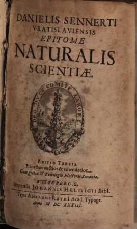 Epitome naturalis scientiae