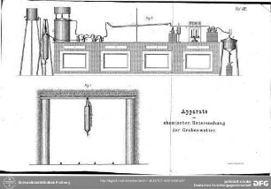Tafel VIII - Apparate zur chemischen Untersuchung der Grubenwetter