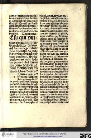 [O]ctavus articulus est ductio, ubi considerandum quod Christus in processu passionis sue nonies hodie ductus fuit...