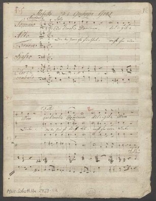 Motets, V (X), cemb - BSB Mus.Schott.Ha 2439-2 d : [collection without title]
