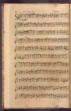 Sonata. à 3. Viol. & Voce Alto concertato. se piace.