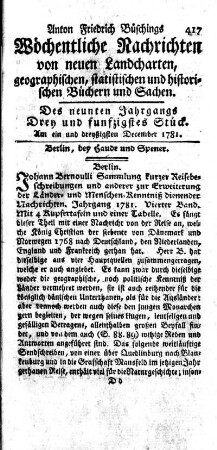 Drey und fünfzigstes Stück