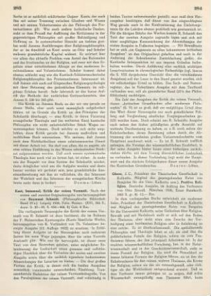 283-284 [Rezension] Kant, Immanuel, Kritik der reinen Vernunft
