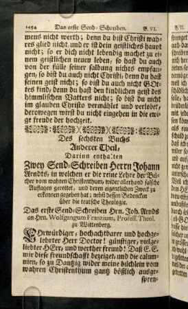 1454-1465, Des sechsten Buchs Anderer Theil