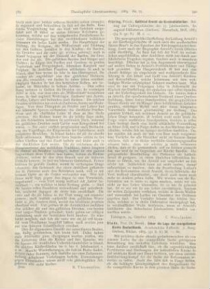 590 [Rezension] Flöring, Friedrich, Gottfried Arnold als Kirchenhistoriker