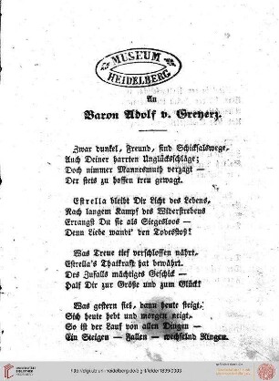 Zueignung