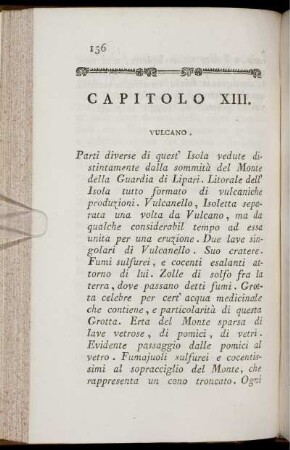 Capitolo XIII. Vulcano.