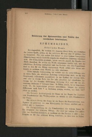 Erklärung der Ephemeriden und Tafeln des nautischen Jahrbuches.