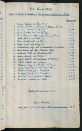 Wintersemester 1957/1958