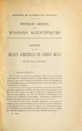 Nouvelles archives des missions scientifiques et litteraires : choix de rapports et instructions. 3. 1892