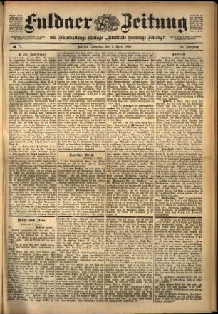 Ausgabe vom Dienstag, den 05. April 1898.