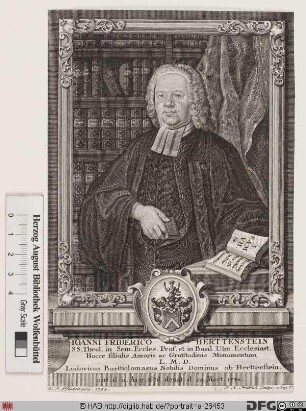 Bildnis Johann Friedrich Herttenstein