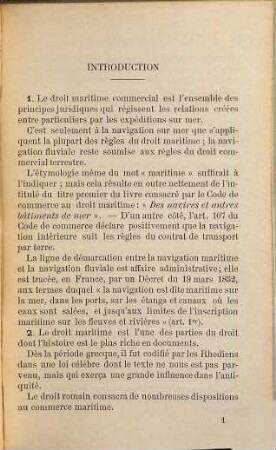 Éléments de droit maritime commercial