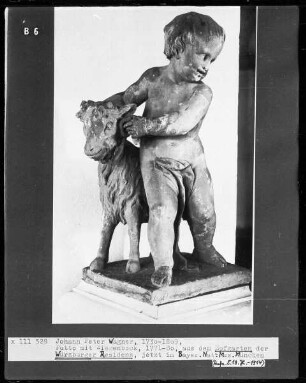 Putto mit jungem Ziegenbock