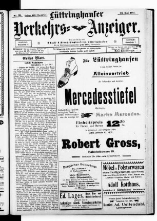 Lüttringhauser Verkehrs-Anzeiger. 1910-1911