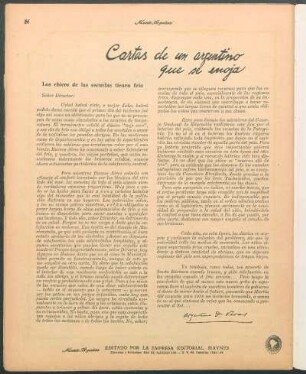 Cartas de un argentino que se enoja : Los chicos de las escuelas tienen frío