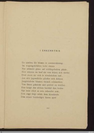 Erkenntnis : [SW I: keine Sigle]; [SW I, S. 83-86/131-133]