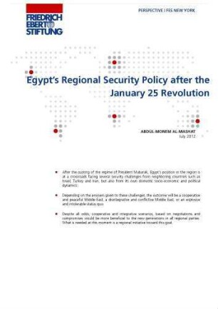 Egypt's regional security policy after the January 25 revolution