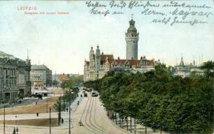 Leipzig: Rossplatz mit neuem Rathaus