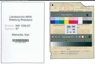 Entnazifizierung Karl Steinecke , geb. 10.01.1901 (Angestellter)