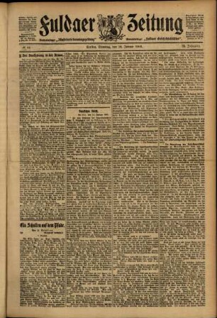 Ausgabe vom Dienstag, den 16. Januar 1906.