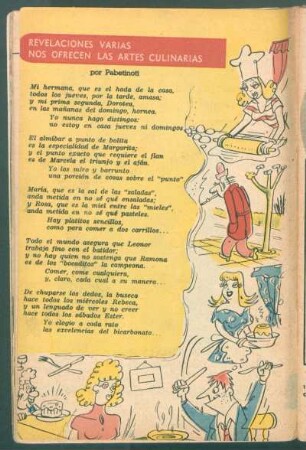 Revelaciones varias nos ofrecen las artes culinarias