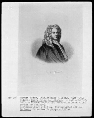 Bildnis Georg Friedrich Händel