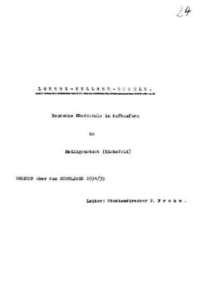 1934/35: Bericht ... - 1934/35