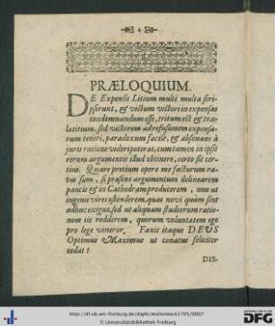 Praeloquium.