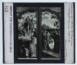 Doornik, Triptychon der Abtei Dielegem : Flügel