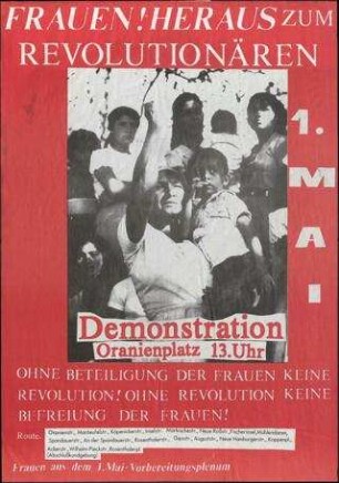 Frauen! Heraus zum Revolutionären 1. Mai