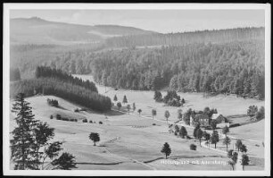 Auersberg. Höllengrund mit Auersberg