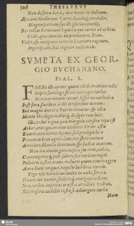 Sumpta Ex Georgio Buchanano