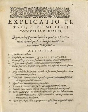 Tractatus iudiciarii ordinis, in tres libros digestus
