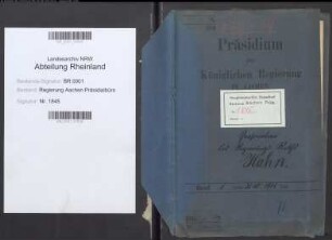 Hahn, Johannes, geb. 14.04.1862, Reg.Rat.