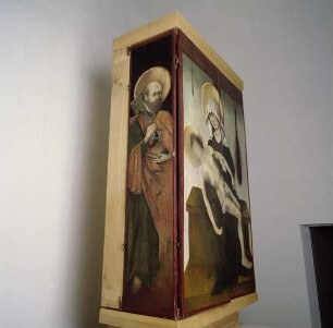 Bosseroder Altar — Seitenflügel links - Apostel Petrus