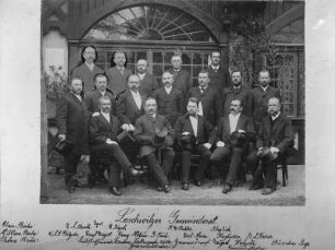 Loschwitzer Gemeinderat. Fotografie (vor 1910). Privatbesitz