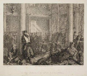Dänische Gefangene in der Gravensteiner Schlosskapelle (1864)