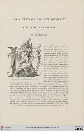8: Union centrale des arts décoratifs, septième exposition, [1] : partie moderne